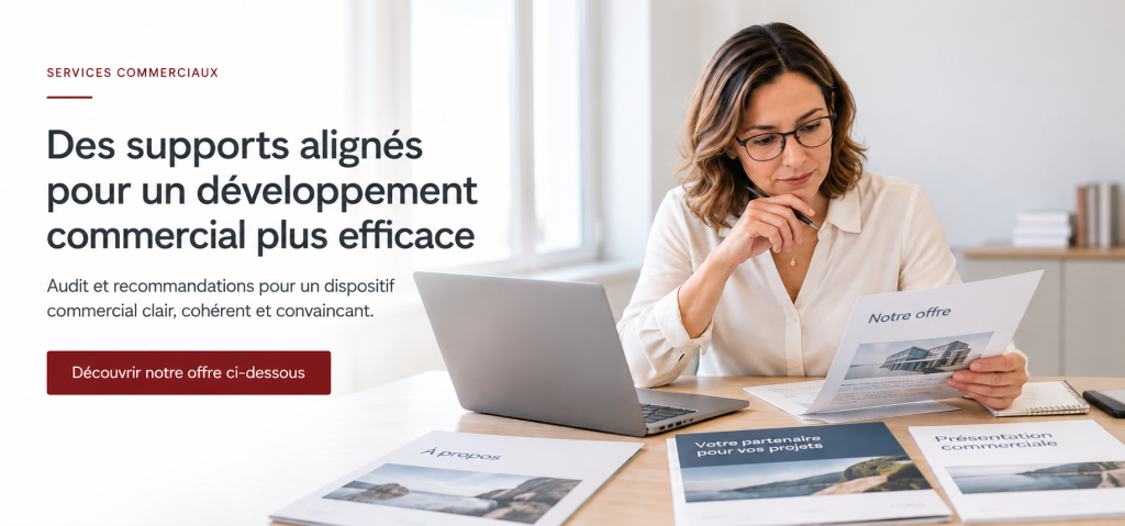 Analyse de plusieurs supports commerciaux pour vérifier leur cohérence