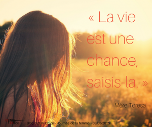 Journée de la femme - Citation - Mère Teresa