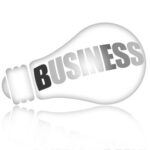 Prestations Administration des Ventes ampoule avec l'inscription business illustrant les missions commerciales d'un Online Business Managr (OBM)