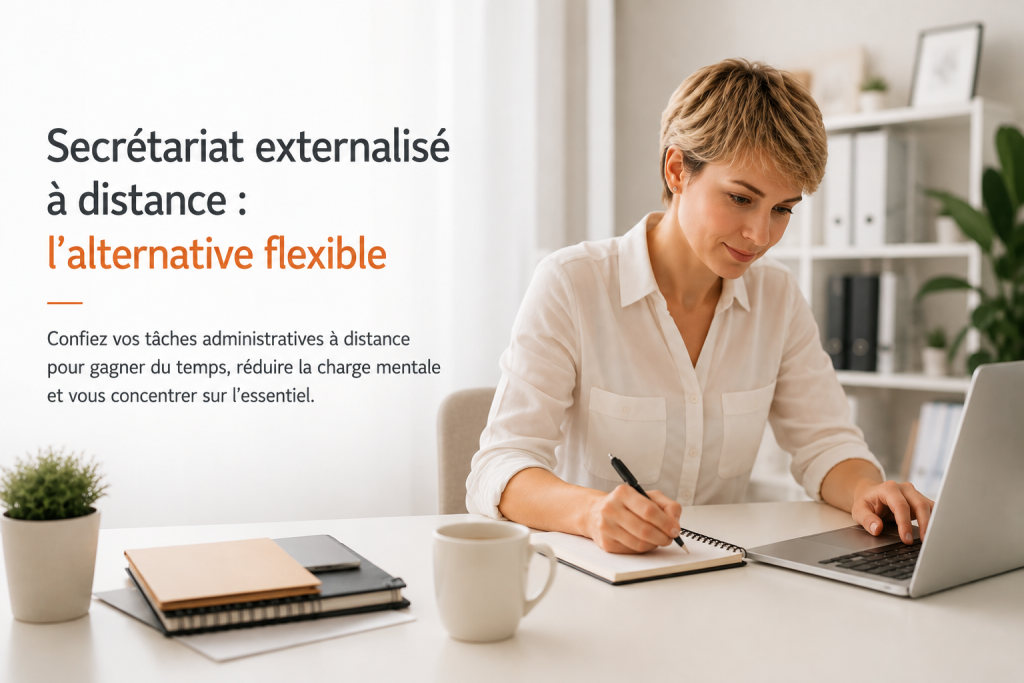 Assistante administrative à distance assurant le suivi des tâches administratives sur ordinateur