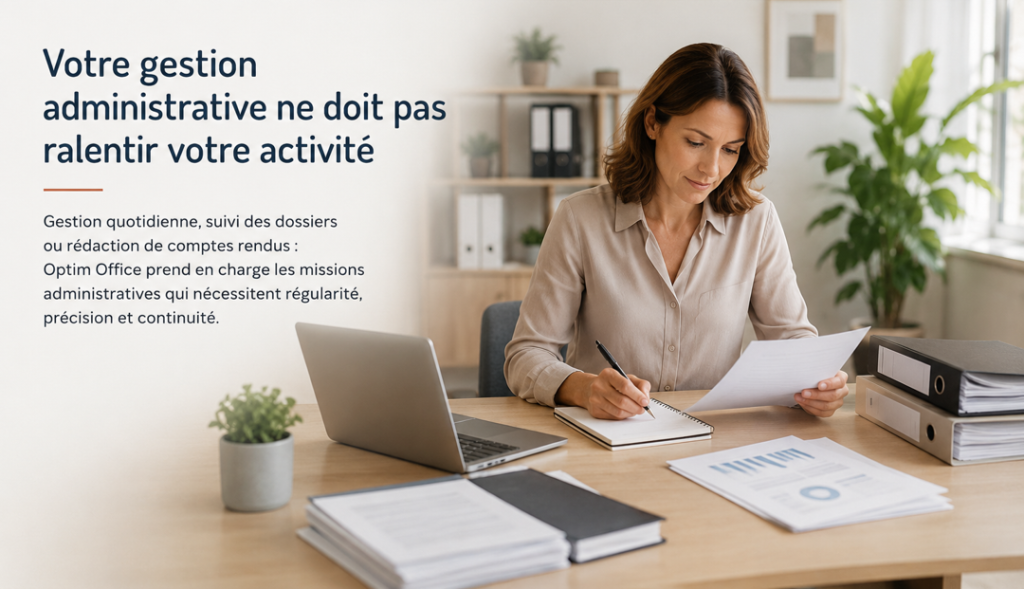 Professionnelle assurant le suivi administratif des dossiers et documents d’une entreprise